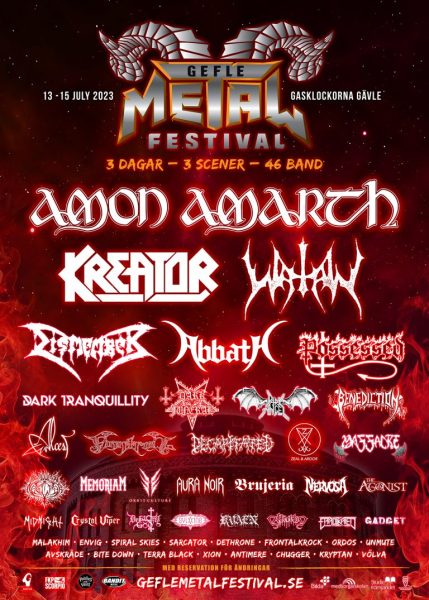 Gefle Metal Festival 2023 Poster